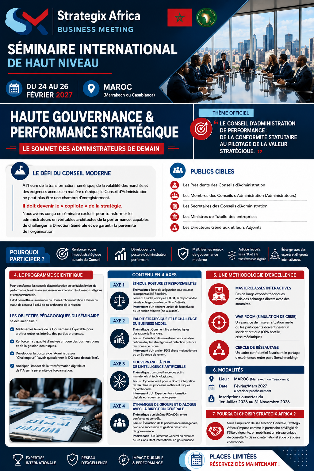 SÉMINAIRE INTERNATIONAL DE HAUT NIVEAU